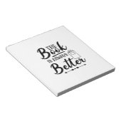 Lezen Kunst Het Boek Is Altijd Beter Notitieblok (Schuin)