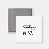 Lezen Kunst Lezen Is Lit Magneet (Voorkant / Achterkant)