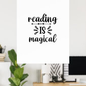 Lezen Kunst Lezen Is Magisch Poster (Thuiskantoor)