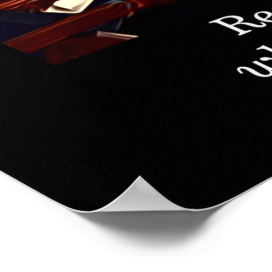 Lezen - Kunstafdrukken Poster (Hoek)