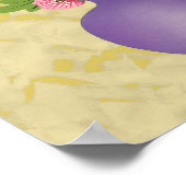 Lezen laat je geest bloeien woordspelingen Poster (Hoek)