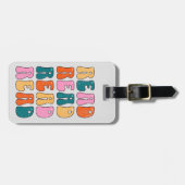 Lezen Lezen Bagagelabel (Voorkant horizontaal)