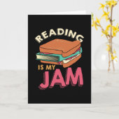 Lezen - Lezen is mijn jam Kaart (Gele Bloem)