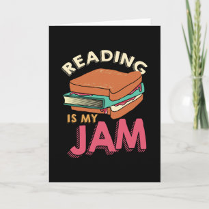 Lezen - Lezen is mijn jam Kaart