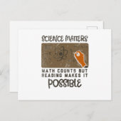 Lezen - Lezen maakt het mogelijk Briefkaart (Voorkant / Achterkant)