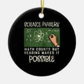 Lezen - Lezen maakt het mogelijk Keramisch Ornament (Voorkant)