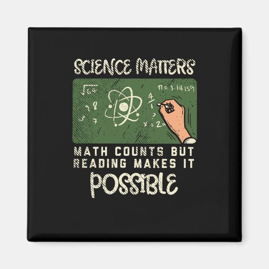 Lezen - Lezen maakt het mogelijk Magneet (Voorkant)