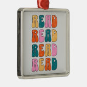 Lezen Lezen Metalen Ornament (Rechts)