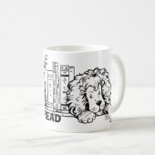 LEZEN, lionboek eindigt Mokken (Voorkant rechts)