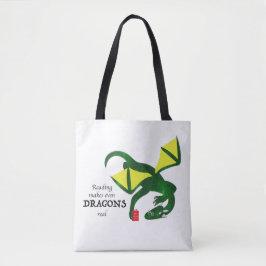 Lezen maakt Draken echt Tote Bag
