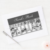 Lezen met Dolly Book Bord Rechthoekige Sticker (Envelop)