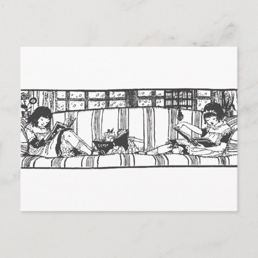 Lezen met Dolly Briefkaart (Voorkant)