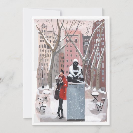 Lezen met Gertrude | Bryant Park, NYC Kaart (Voorkant)