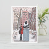 Lezen met Gertrude | Bryant Park, NYC Kaart (Staand voorkant)