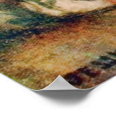 Lezen met moeder op een regenachtige dag Poster (Hoek)