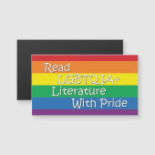 Lezen met PRIDE magneet (Voorkant / Achterkant)