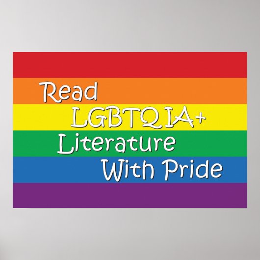 Lezen met Pride poster (Voorkant)