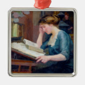 Lezen Metalen Ornament (Voorkant)