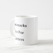Lezen Mok – Bladwijzer zijn voor Quitters Funny Cu (Voorkant links)