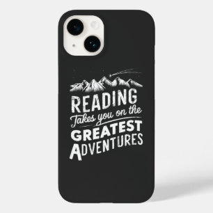 Lezen neemt je mee op geweldige avonturen boek lez Case-Mate iPhone 14 hoesje
