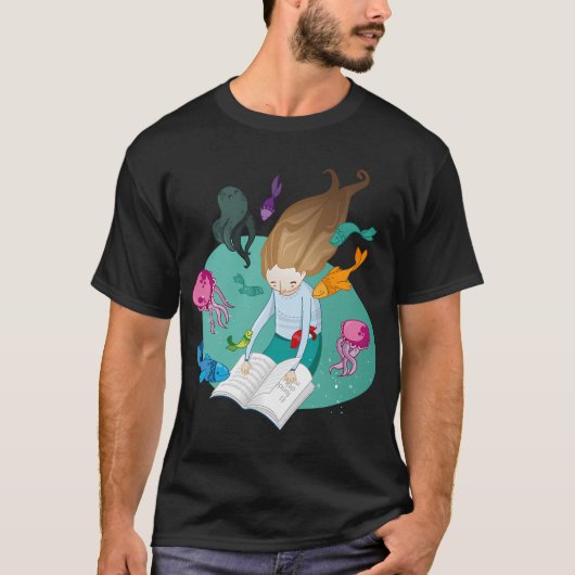 Lezen neemt je mee. t-shirt (Voorkant)