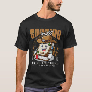 Lezen neemt je overal mee t-shirt