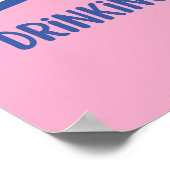 Lezen Notities en Drinken Roast Grappig Poster (Hoek)