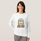 Lezen omdat moord een verkeerd T-shirt is (Voorkant volledig)