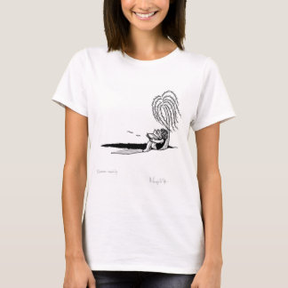 Lezen onder de sluipende wilg t-shirt