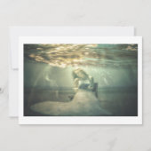 Lezen onder Zee mooie originele fantasiekunst Kaart (Voorkant)