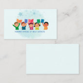 Lezen opent nieuwe werelden visitekaartje (Voorkant / Achterkant)