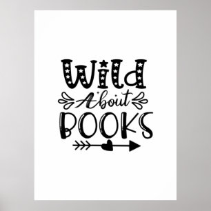 Lezen over kunst wild over boeken poster