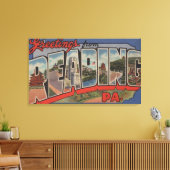 Lezen, Pennsylvania - Grote Letter-scènes 2 Canvas Afdruk (Insitu (Woonkamer))