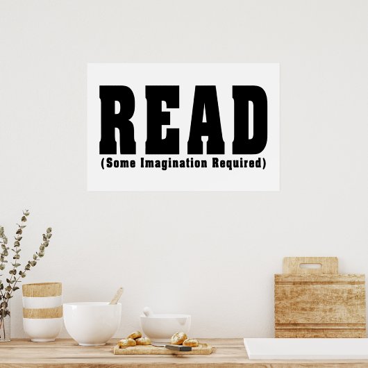 LEZEN POSTER (Keuken)