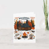 Lezen Retreat Ghost Lees meer Boeken Funny Hallow Kaart (Voorkant)