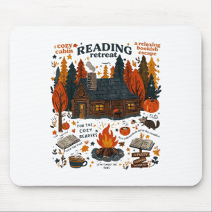 Lezen Retreat Ghost Lees meer Boeken Funny Hallow Muismat