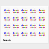 Lezen Rocks Tshirts en geschenken Ronde Sticker (Vel)