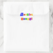 Lezen Rocks Tshirts en geschenken Ronde Sticker (Tas)