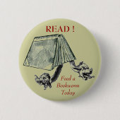 LEZEN! RONDE BUTTON 5,7 CM (Voorkant)