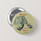 LEZEN! RONDE BUTTON 5,7 CM (Voorkant /achterkant)