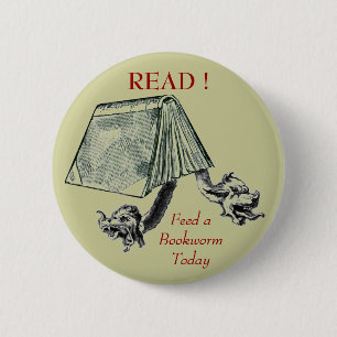 LEZEN! RONDE BUTTON 5,7 CM
