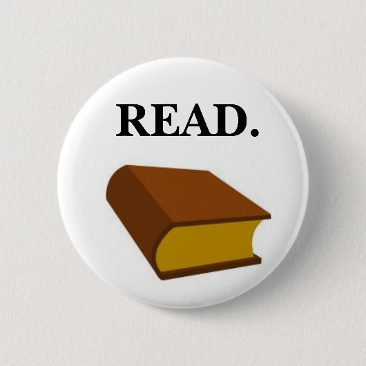 LEZEN. RONDE BUTTON 5,7 CM (Voorkant)