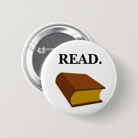 LEZEN. RONDE BUTTON 5,7 CM (Voorkant /achterkant)