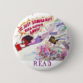 Lezen Ronde Button 5,7 Cm