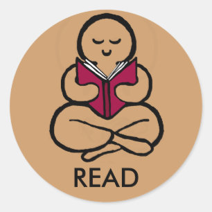 Lezen Ronde Sticker