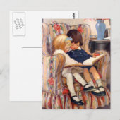 Lezen samen briefkaart (Voorkant / Achterkant)