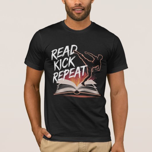 Lezen, schoppen, herhalen t-shirt (Voorkant)
