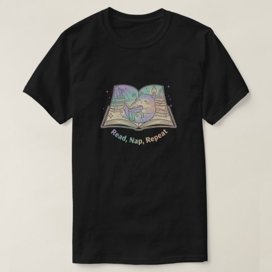 LEZEN, SLAPEN, HERHALEN T-SHIRT (Design voorkant)
