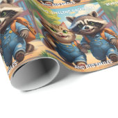 Lezen, spellen, rugzakken en glimlachen cadeaupapier (Rol Hoek)