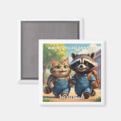 Lezen, Spelling, Rugzakken & Smiles Magneet (Voorkant / Achterkant)